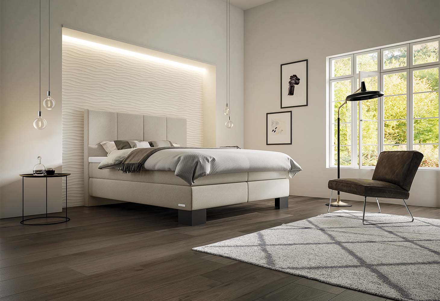 MÖBELSCHAU Boxspringbett Saga