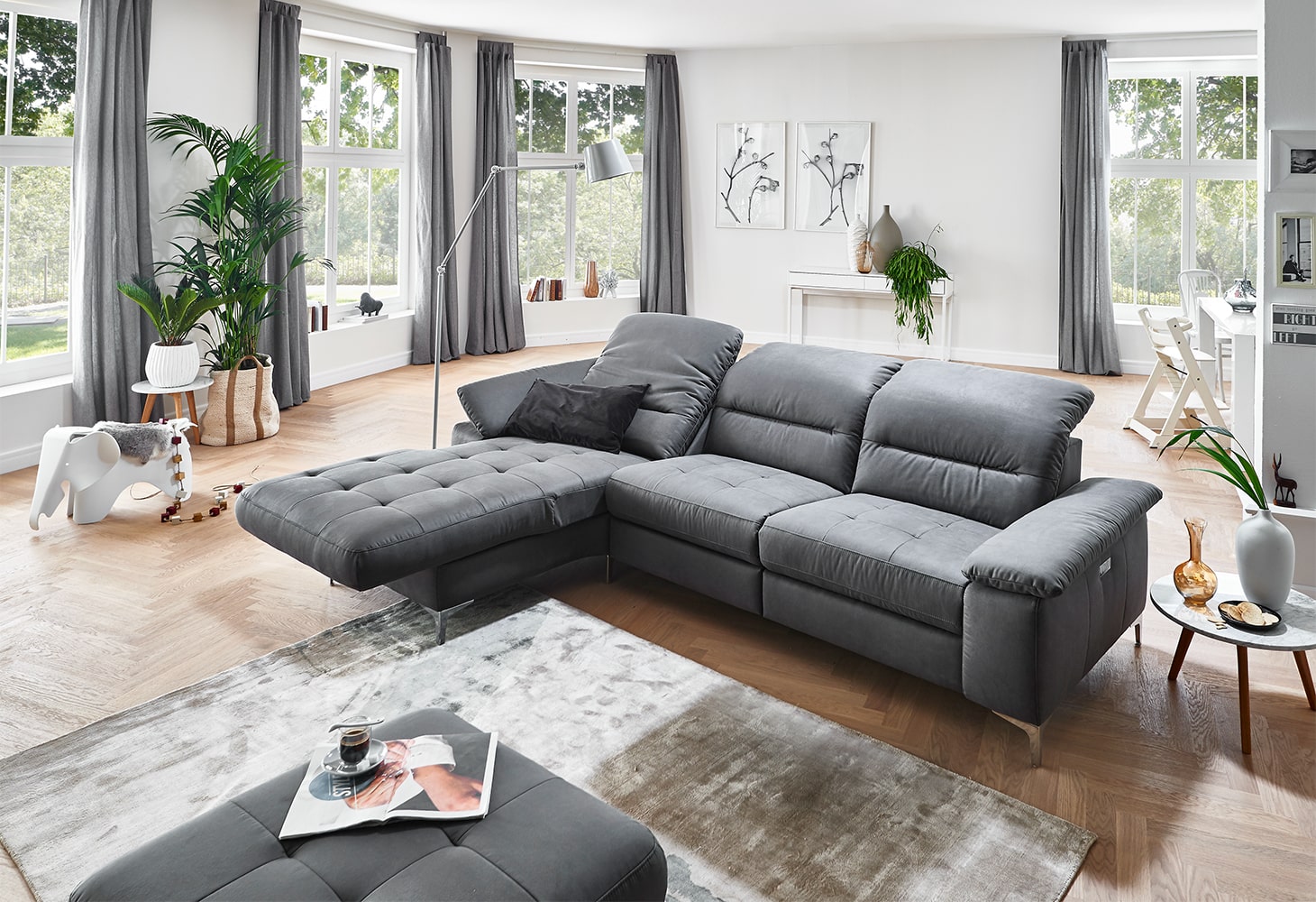 MÖBELSCHAU Ecksofa Arizona snow