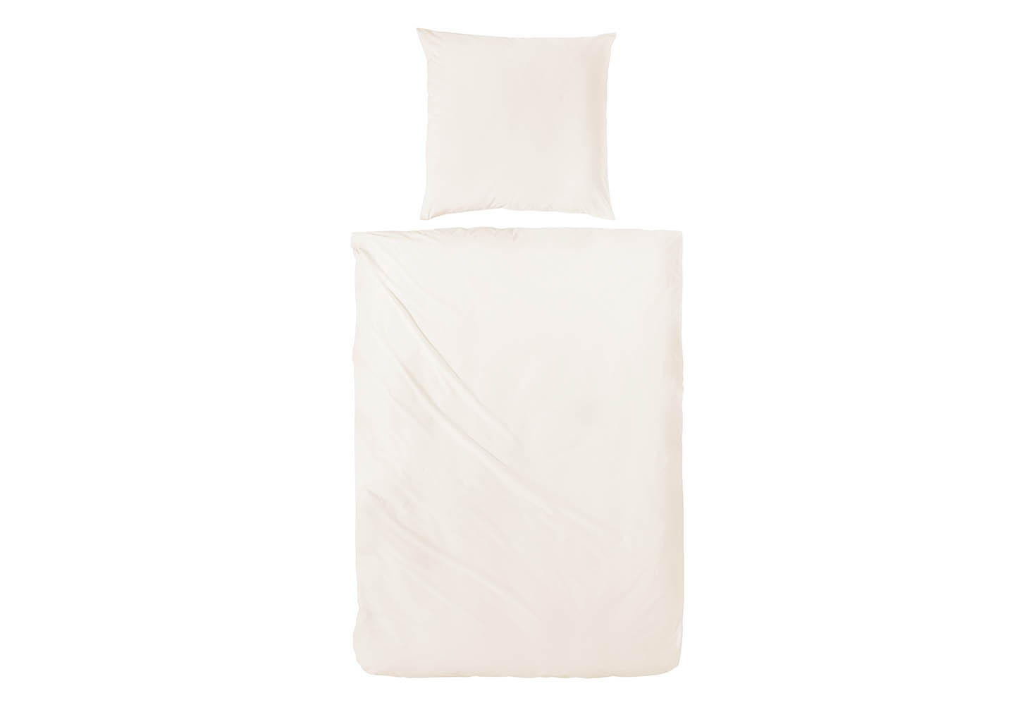 MÖBELSCHAU Bettwäsche Uni champagner