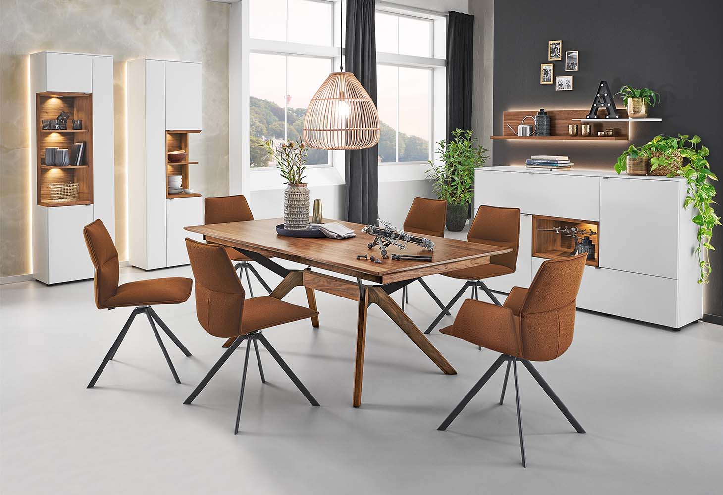 MÖBELSCHAU Kommode Eiche rustico hell