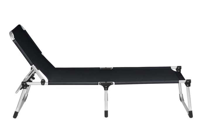 MÖBELSCHAU Dreibeinliege schwarz