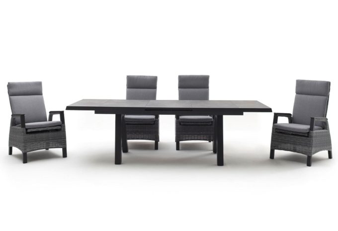 MÖBELSCHAU Relaxstuhl Aluminium anthrazit matt