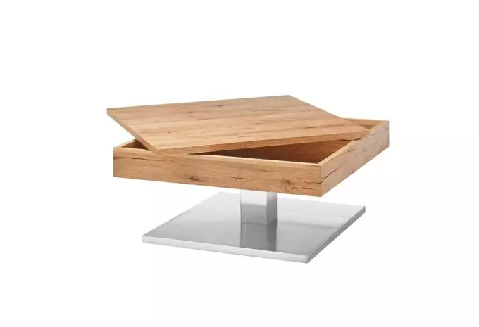 MÖBELSCHAU Couchtisch Asteiche furniert