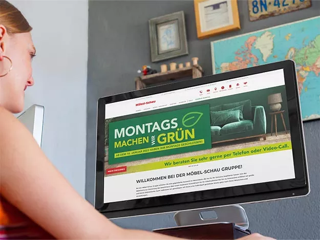 Montags machen wir grün • MÖBELSCHAU Gruppe